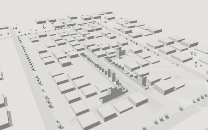 Section 3 of the DUA II project exported from Revit